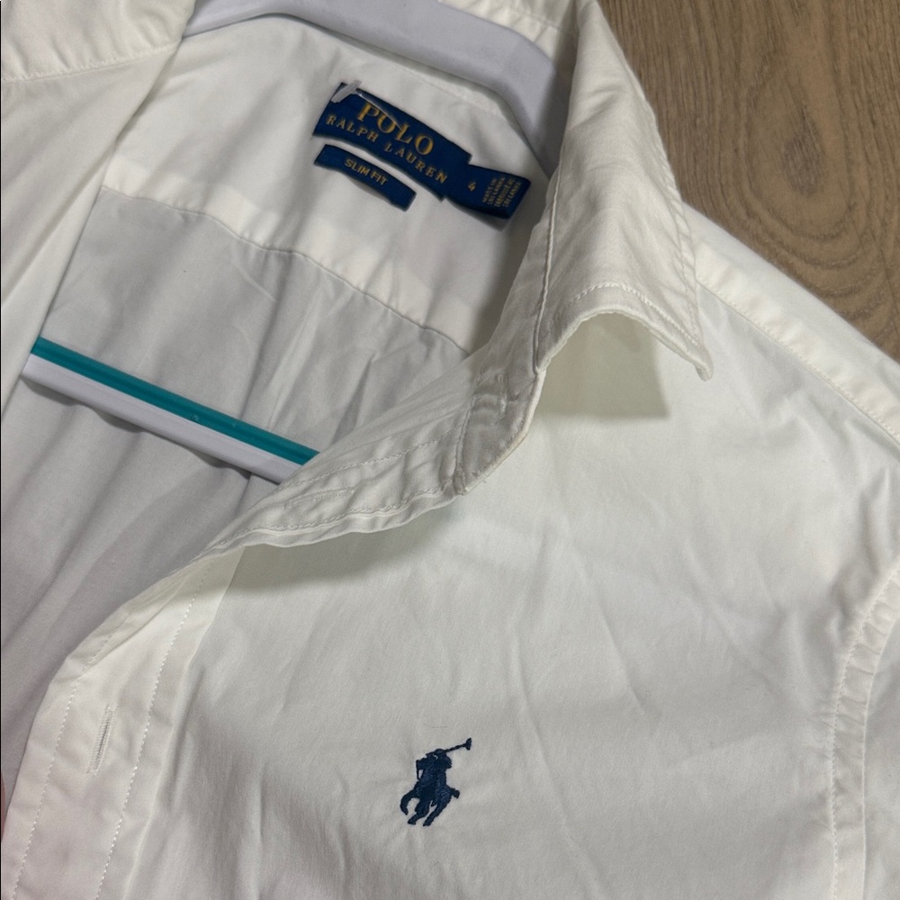 Polo by Ralph Lauren Classic White Button Down Shirt